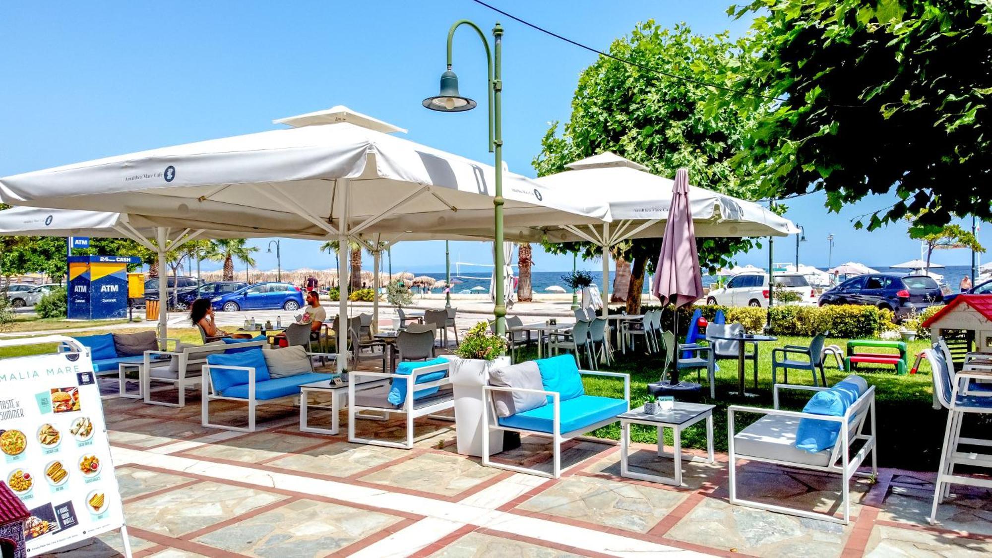 Amalia Mare Sea View Apartment Nea Vrasna Exterior photo